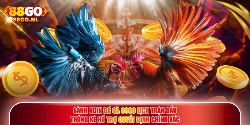 Sảnh Odin Đá Gà 88GO lịch trận đấu thống kê hỗ trợ quyết định chính xác.